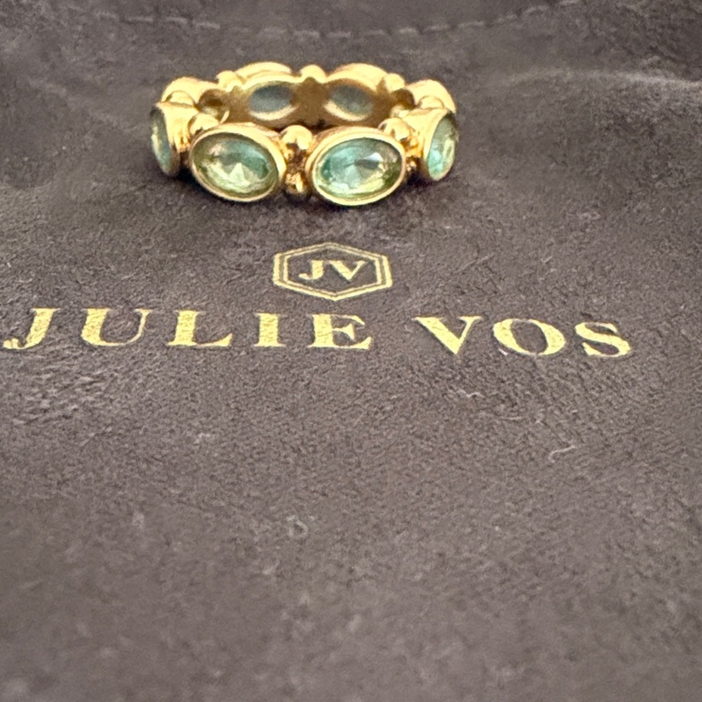 Julie Vos Gold and Blue Ring